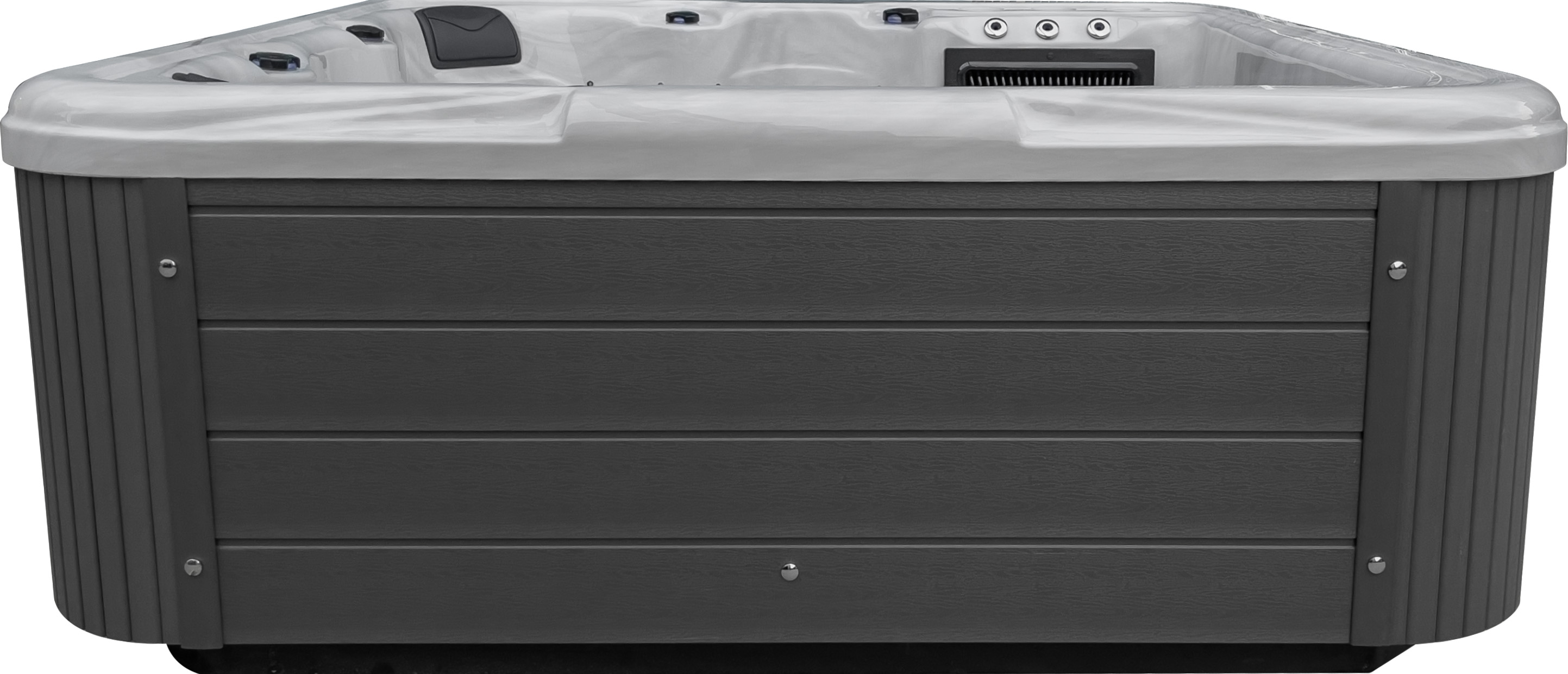Waterwave Spas® Whirlpool „Detroit“ – Premium Whirlpool – Edelstahlrahmen & Top-Ausstattung!