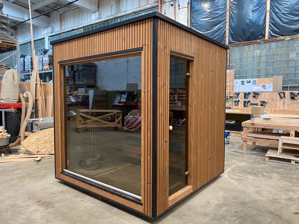 Luxuriöse Moderne Sauna / Luxus Saunahaus / 2,3 x 2,3 m