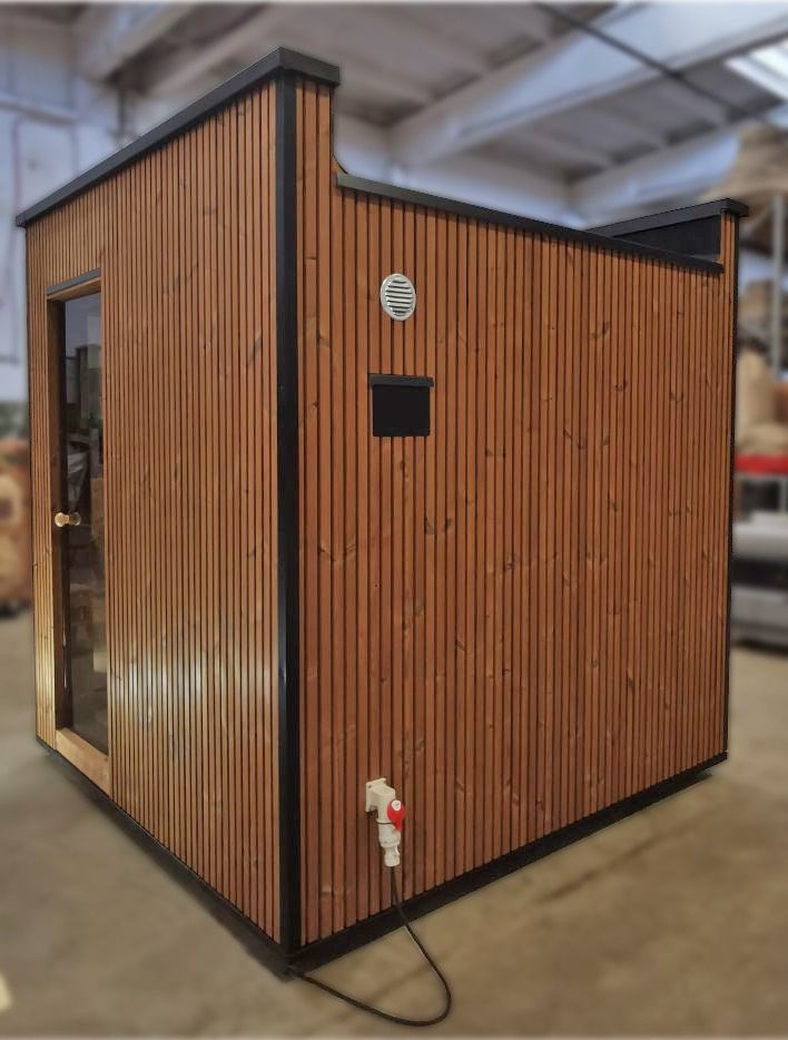 Luxuriöse Moderne Sauna / Luxus Saunahaus / 2,3 x 2,3 m