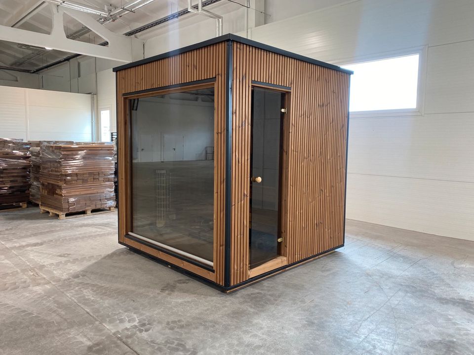 Luxuriöse Moderne Sauna / Luxus Saunahaus / 2,3 x 2,3 m