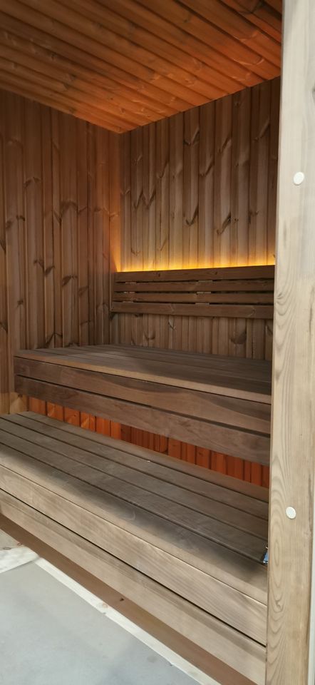 Luxuriöse Moderne Sauna / Luxus Saunahaus / 2,3 x 2,3 m