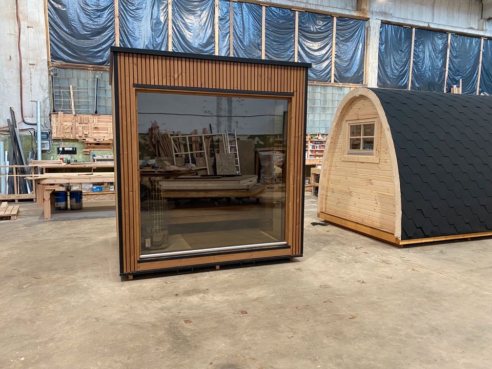 Luxuriöse Moderne Sauna / Luxus Saunahaus / 2,3 x 2,3 m