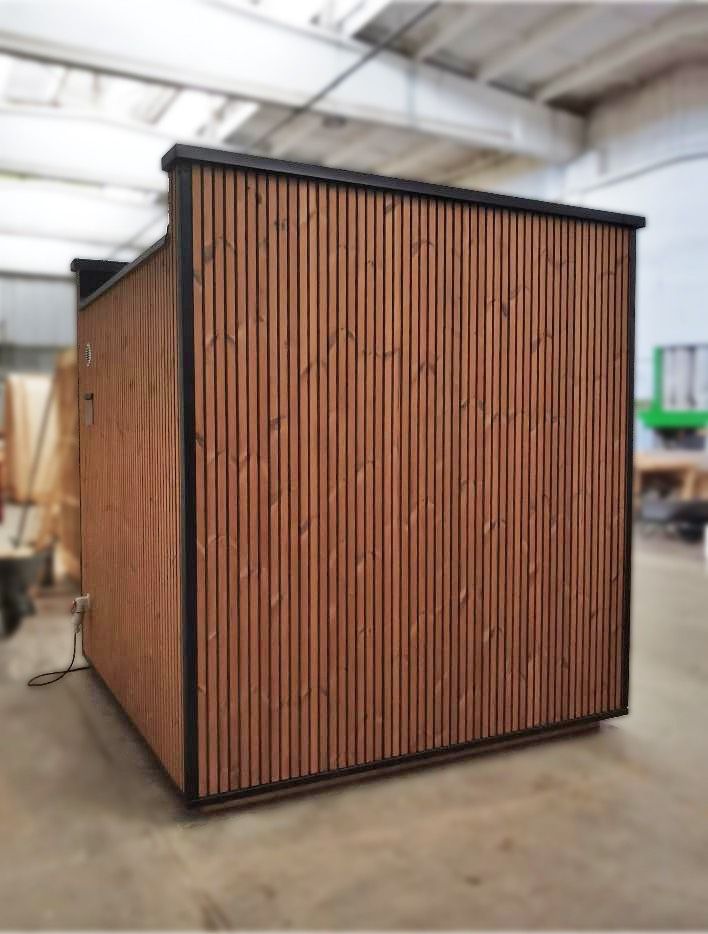 Luxuriöse Moderne Sauna / Luxus Saunahaus / 2,3 x 2,3 m