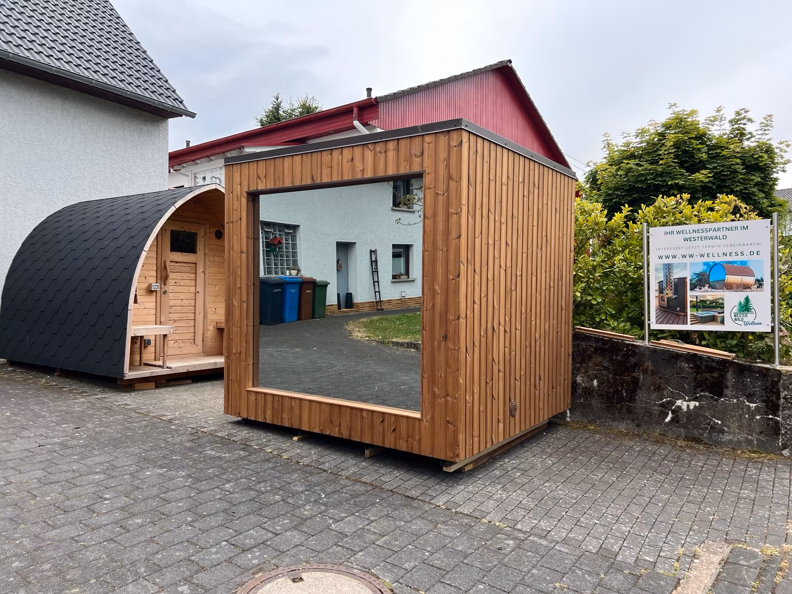 ✨ Traum-Sauna ✨ Harvia Vitra 10,8 kW & 2x 500W Infrarotstrahler