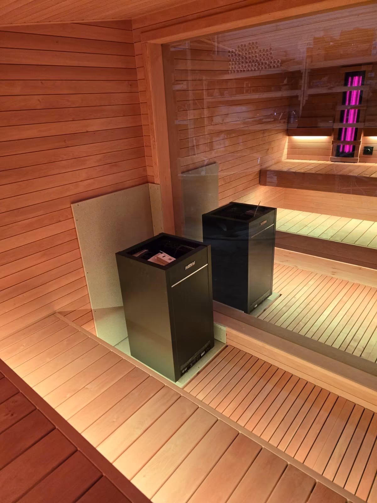 ✨ Traum-Sauna ✨ Harvia Vitra 10,8 kW & 2x 500W Infrarotstrahler