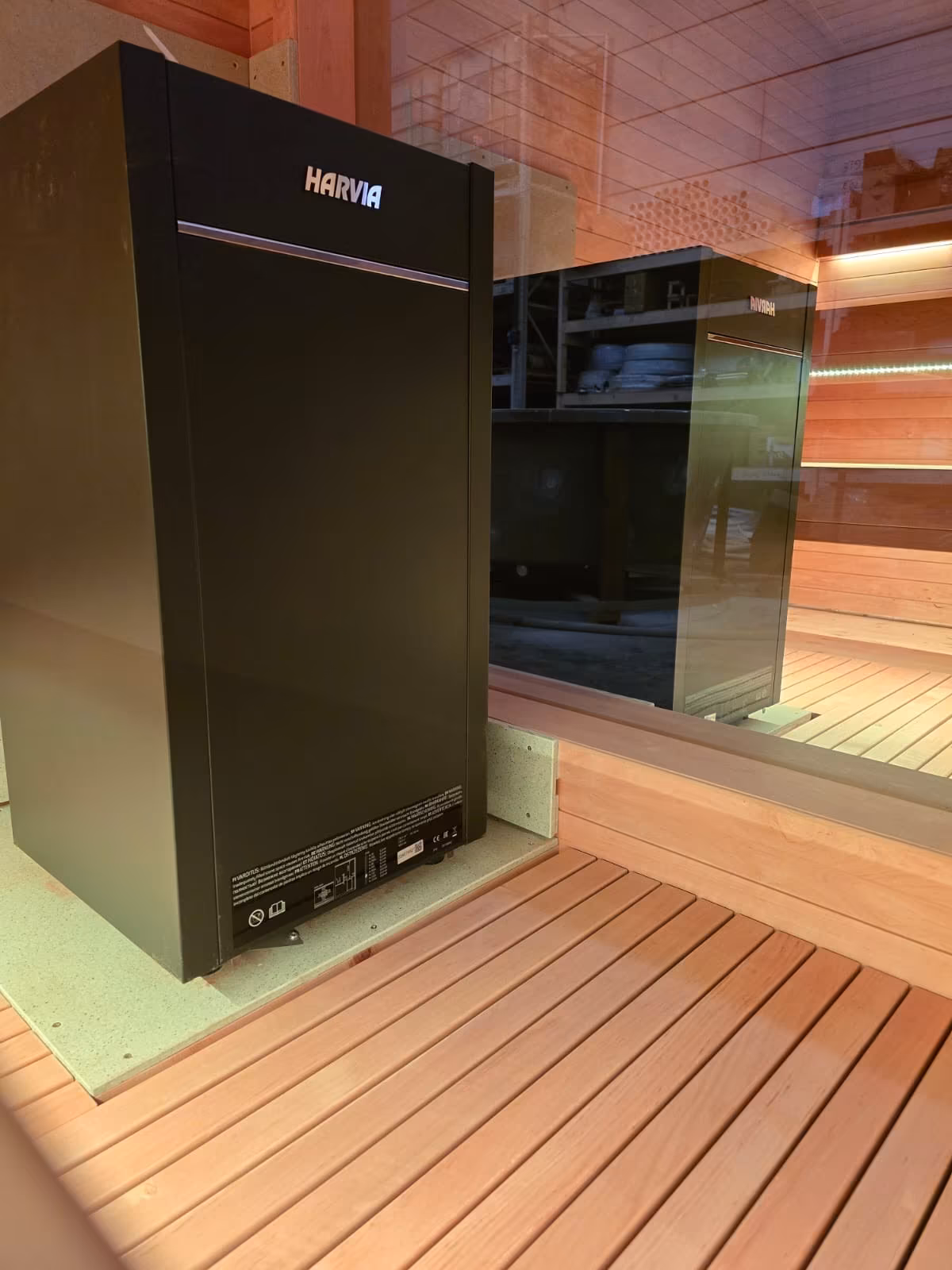 ✨ Traum-Sauna ✨ Harvia Vitra 10,8 kW & 2x 500W Infrarotstrahler