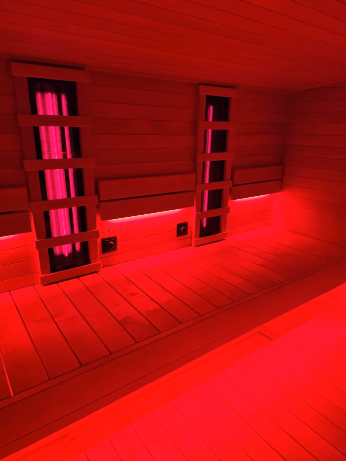 ✨ Traum-Sauna ✨ Harvia Vitra 10,8 kW & 2x 500W Infrarotstrahler