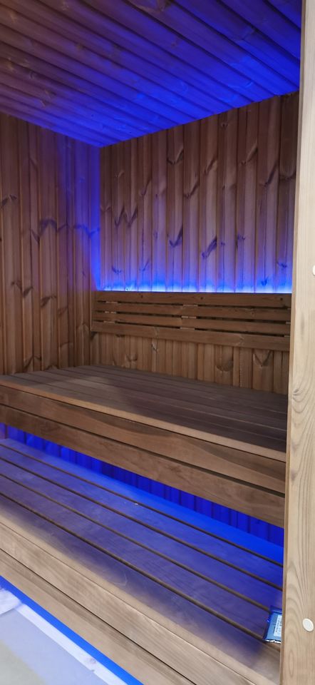 Luxuriöse Moderne Sauna / Luxus Saunahaus / 2,3 x 2,3 m